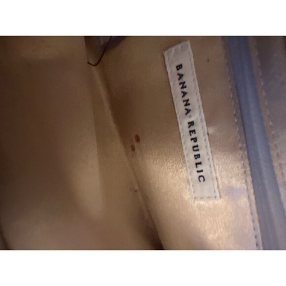 Banana Republic Beige Lace Evening Mini Clutch Chain Strap Y2K Coquette Dance - Picture 4 of 5